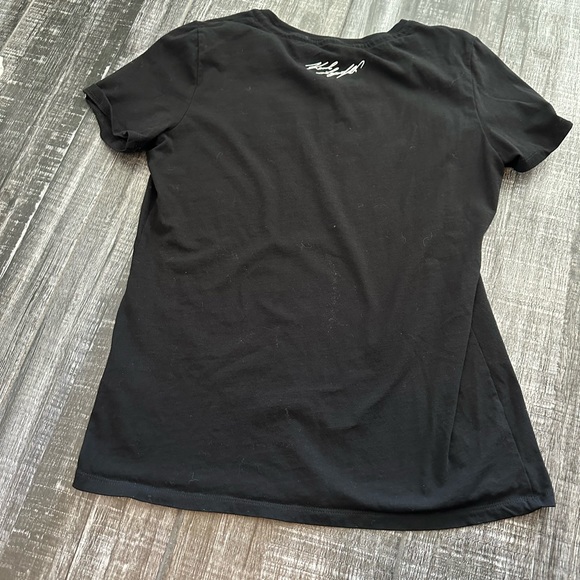 Karl Lagerfeld cat face whiskers t shirt - Picture 3 of 4